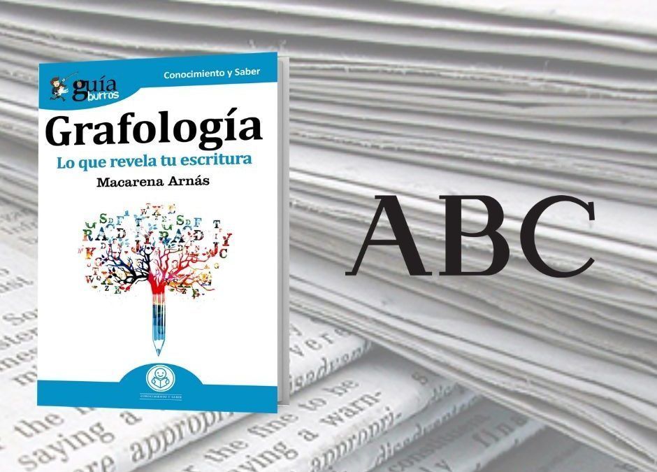 Macarena Arnás habla de su «GuíaBurros: Grafología», en «ABC»