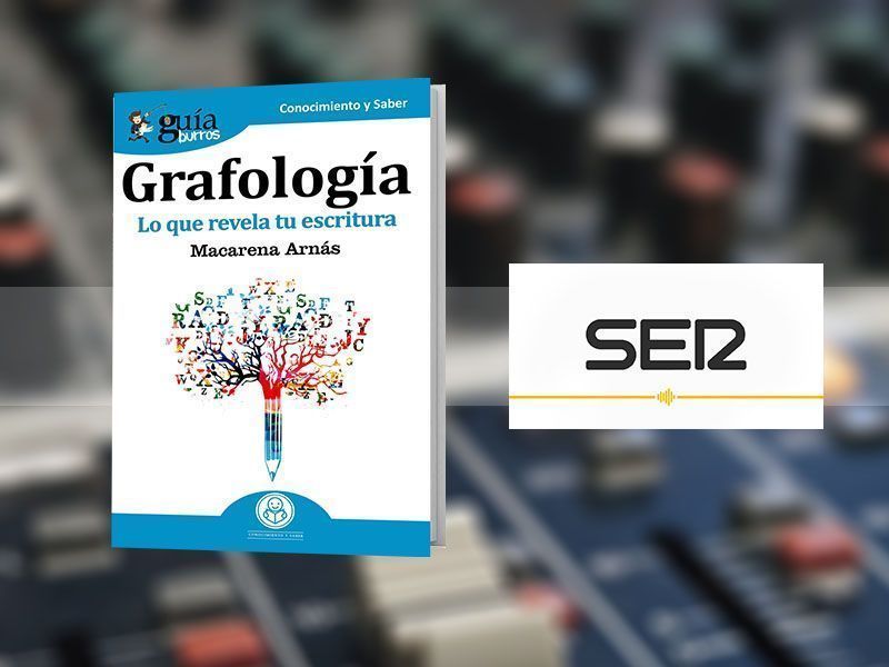 Macarena Arnás con su «GuíaBurros: Grafología» en «Hoy por hoy», en La Ser