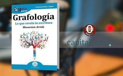 Macarena Arnás con su «GuíaBurros: Grafología» en ‘Franquicia2’, programa de Capital Radio